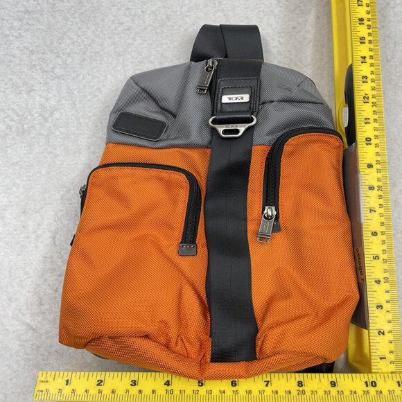 Tumi Alpha Bravo Monterey Sling Gray Orange One Size 22318goh Bag Backpack - Picture 10 of 14